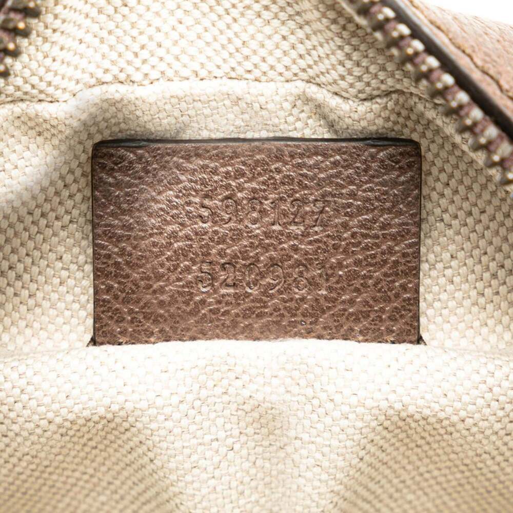 GUCCI Authentic Brown Leather Shoulder Bag - Picture 8 of 9